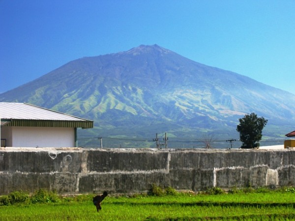 Mount Arjuno, seen from Malang