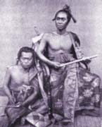 The Raja of Buleleng on Bali, in an 1865 photo
