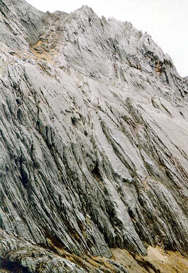 North face of Carstensz Pyramid